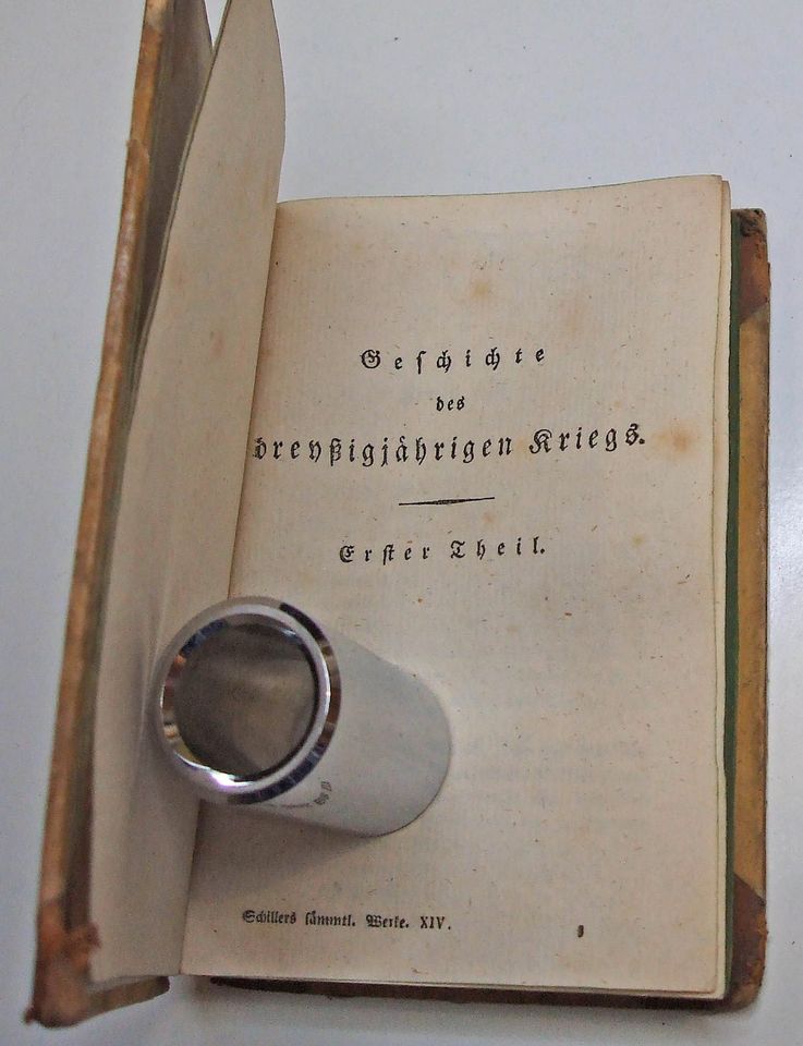 Friedrich Schiller – Sämmtl. Werke 9 Bändchen 1822-25 in Oberursel (Taunus)