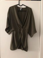 ASOS Kimono Oberteil Bluse mit knoten Khaki grün XS Niedersachsen - Oyten Vorschau