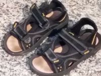 Sandalen schwarz gelb Gr. 33 Trekkingschuhe Sommerschuhe Bayern - Gaimersheim Vorschau