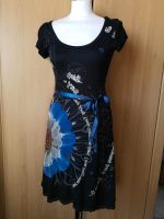 Desigual Kleid schwarz blau mit Blume und Strass Glitzer Gr.S Bayern - Ebermannstadt Vorschau