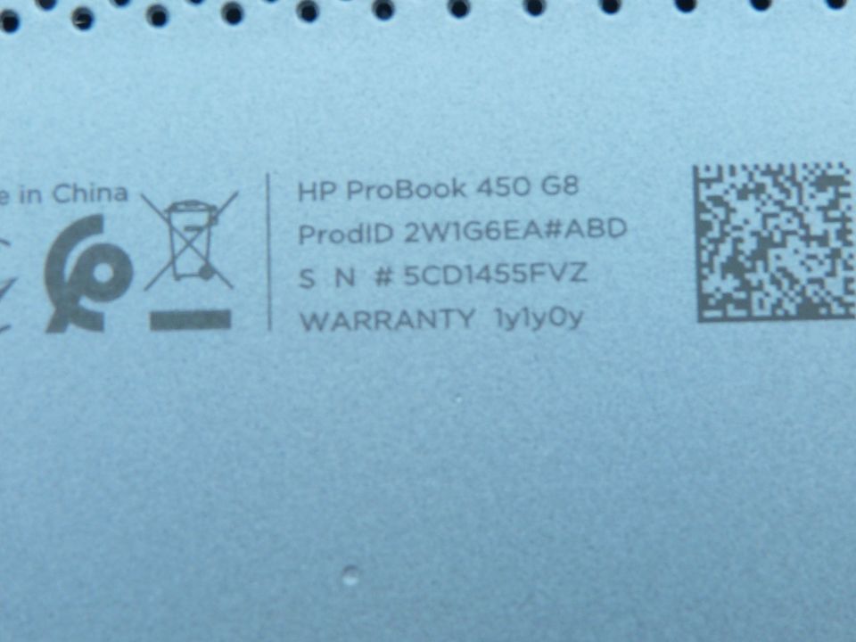 HP ProBook 450 G8 i5-1135G7 -  256 GB SSD 8 GB RAM Windows 11 Pro in Oranienburg