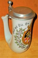 Bierkrug Porzellan Zinndeckel Posthorn Dr. Merkle Atelier Gravur Rheinland-Pfalz - Kausen Vorschau