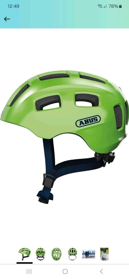 Abus Fahrradhelm Youn-I 2.0 grün (sparkling green) in Wittmund