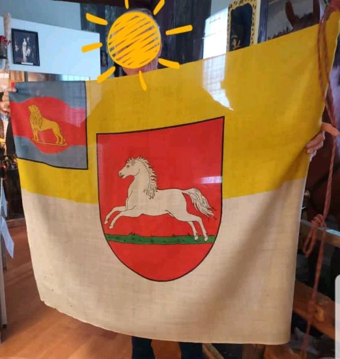 Antike Flagge / Niedersachsen-Flagge / 30er Jahre in Sarstedt