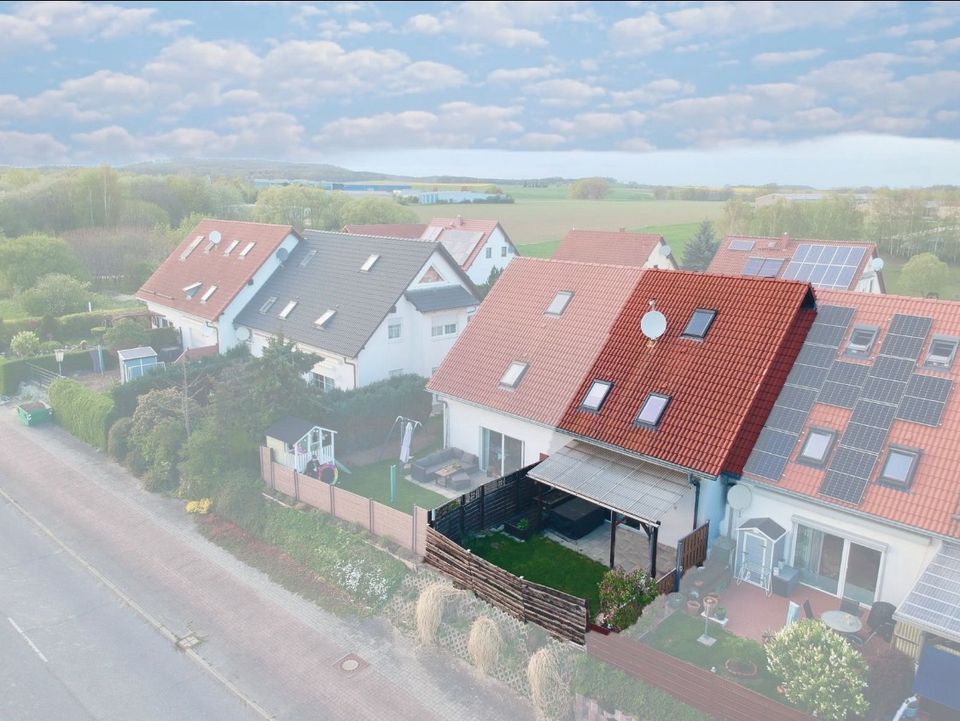 Doppelhaushälfte mit Gartenpanorama in Markersdorf zu vermieten in Markersdorf bei Görlitz
