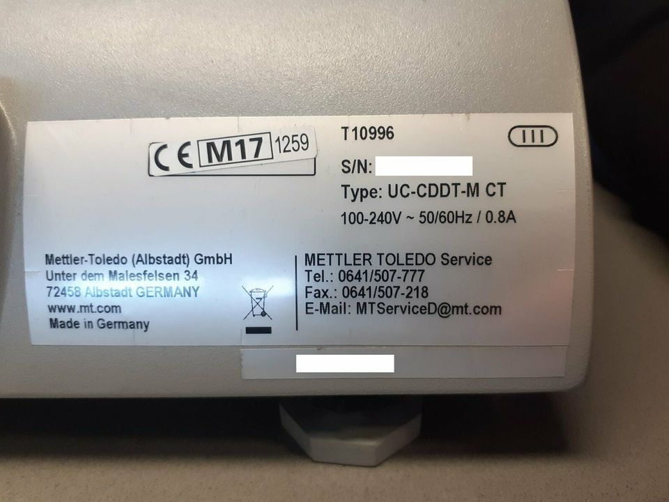 Mettler-Toledo Waagen UC-CDDT-M (CT) 60 kg Touch Vorverpackung in Berlin