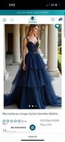 Ballkleid  neu marineblau Hessen - Vellmar Vorschau