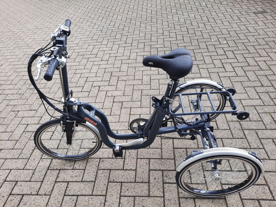 Di Blasi R34 Faltdreirad E-Bike Gasdrehgriff Antrazit Akku 24 Vol in Lüdenscheid