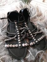 Sandalen, echt Leder, auffällig schön Gr.40 Hessen - Hatzfeld (Eder) Vorschau