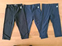 3 Capri Leggings in schwarz und dunkelblau von H&M Gr. 134 Hessen - Bad Vilbel Vorschau