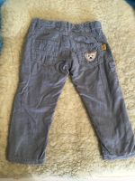 Steiff gefütterte Cordhose Thermohose Hose Winter Gr. 92 grau Hessen - Schwalmstadt Vorschau