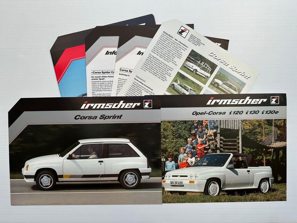 Prospekte / Foto Irmscher Tuning Opel Corsa Sprint / Spider i120 in Montabaur