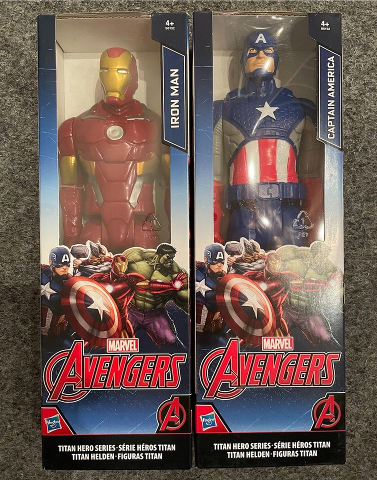 Iron Man & Captain America 30cm Action Figuren - NEU! in Haßloch