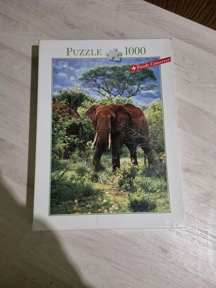 Elefanten puzzel in Duisburg