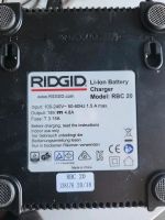 Ridgit RBC 20 li Lon Battery Ladegerät  18 Volt Nordrhein-Westfalen - Mönchengladbach Vorschau