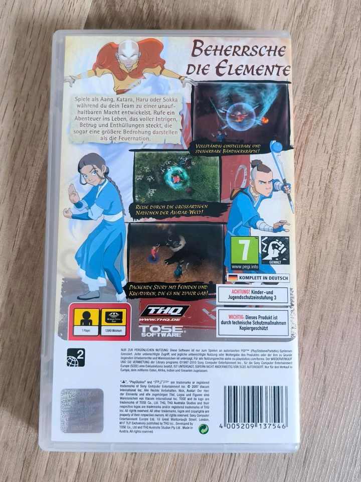 PSP Spiel - Avatar, der Herr der Elemente in Triberg