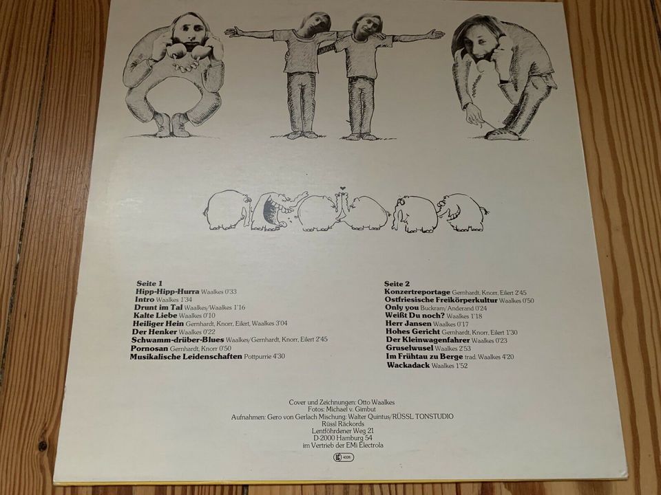 Otto Waalkes Schallplatte Ottifanten Vinyl LP in Hamburg