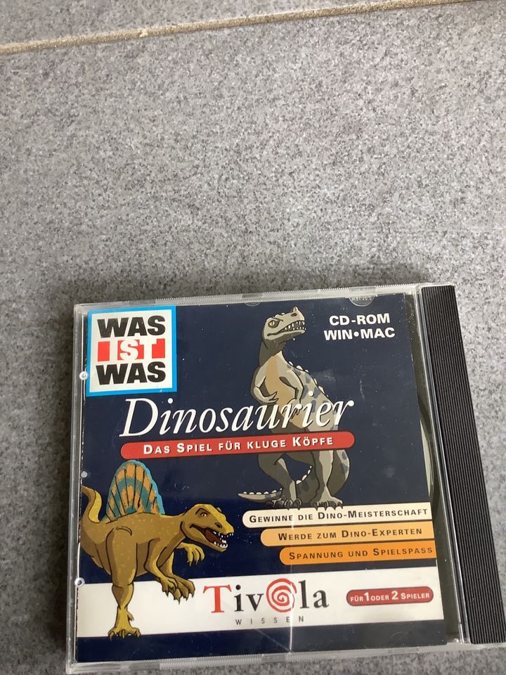 Dinosaurier Pc Spiel was ist was  vintage Dino Wissen Rätsel in Wetzlar