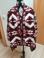 Schöner Poncho Strickjacke Cardigen Muster Bayern - Sulzberg Vorschau