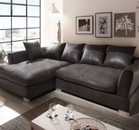 Design Couchgarnitur Anthrazit Sofa K-Leder Eck Big Sofa Nordrhein-Westfalen - Detmold Vorschau