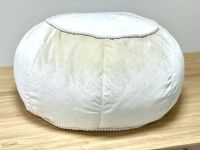 Pouf Orientalischer Rundhocker Marokkanisch Glänzend Creme Beige Ludwigslust - Landkreis - Wittenburg Vorschau