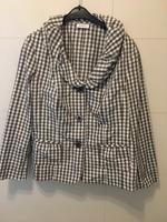 Blusen-Jacke "ERFO", ungefüttert, Größe42, braun/weiß Bremen - Vegesack Vorschau