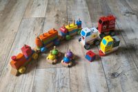 Motorik Spielzeug Zug Autos mit Steckbausteine Sachsen-Anhalt - Sandersdorf Vorschau
