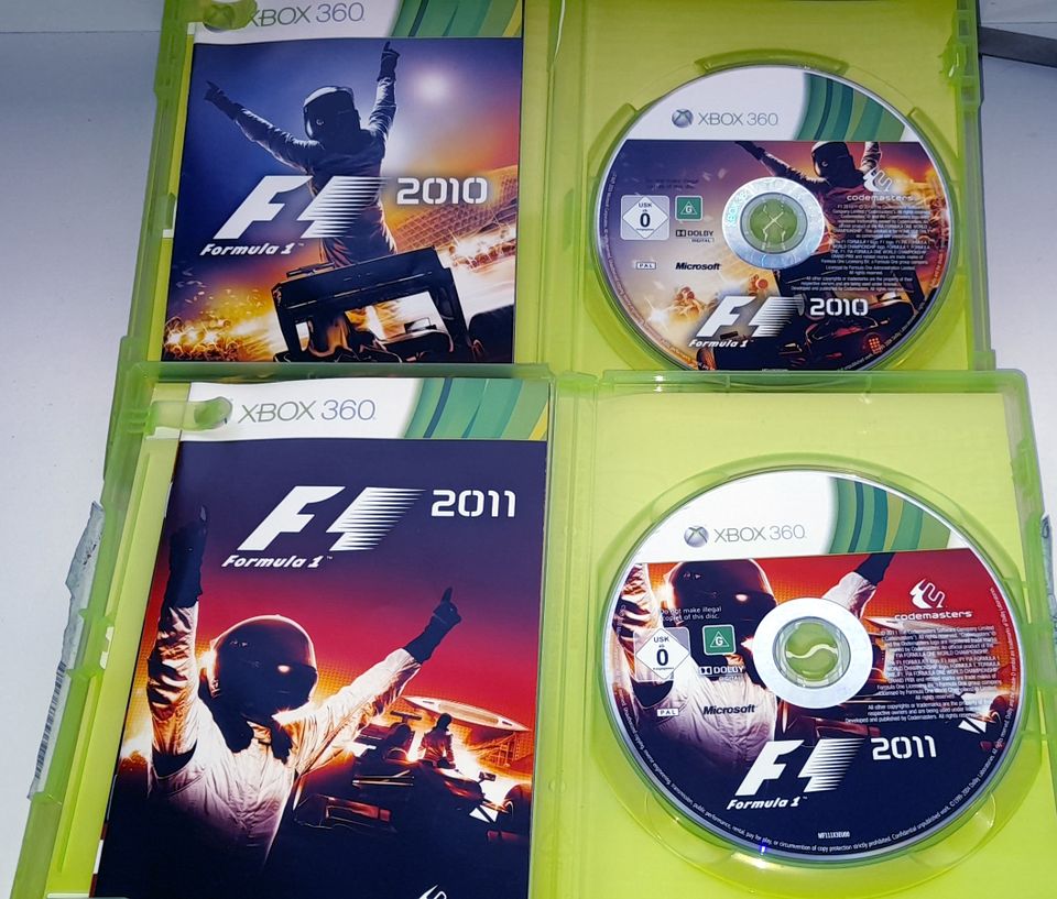 XBOX 360 F1 2010 & F1 2011 Burnout Paradise in Wyk