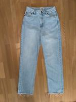 NA-KD Wide Straight Leg Baggy Jeans mit ausgefranstem Saum Bayern - Mainaschaff Vorschau