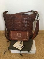 Tasche Flechtleder + neues Portemonnaie Campomaggi Braun Cognac Bochum - Bochum-Ost Vorschau