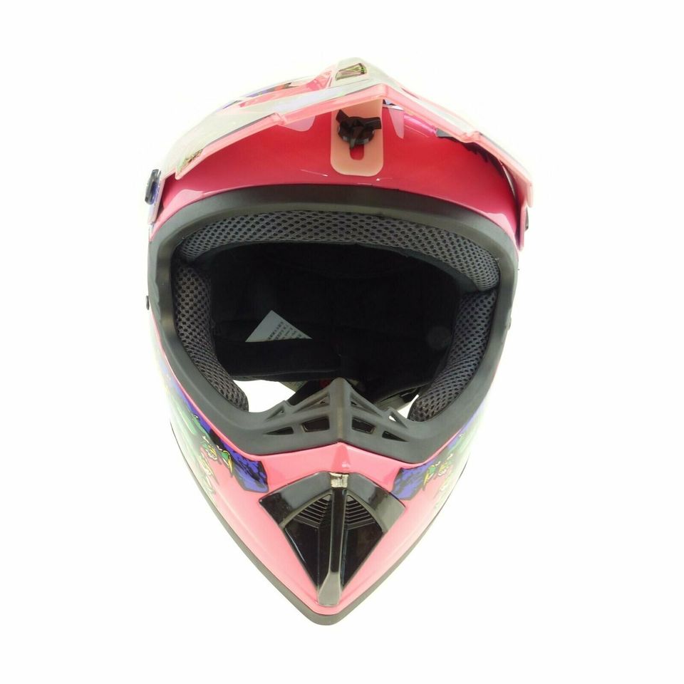 Crosshelm Motorradhelm Enduro Dowbhill Dirtbike Quad Helm Pink in Greven