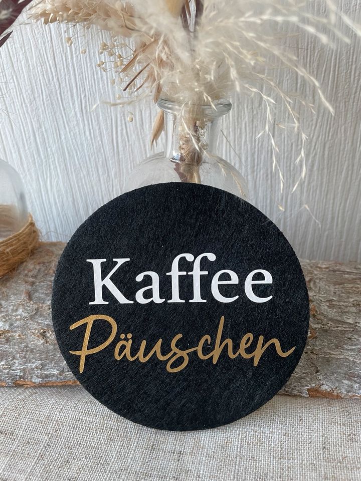 Filzuntersetzer | Kaffeeuntersetzer | Coffee in Wietze