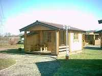 Garten-Blockhaus in 330x3 + Anbau 2x3m zum Abbau  zu verkaufen. Niedersachsen - Bohmte Vorschau