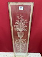 ANTIKE GLASSCHEIBE HISTORISMUS ORIGINAL UM 1880 AMPHORE BLUMEN 30,4x104,7cm - Versand möglich 59 Euro - Wir sind für Sie da lokal in 86830 Schwabmünchen oder online ARTHOME24 Bayern - Schwabmünchen Vorschau