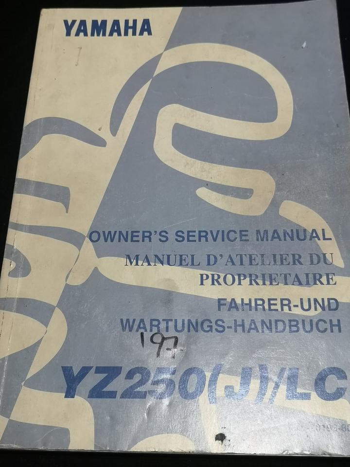 Yamaha YZ250 1997 Wartungshandbuch Fahrerhandbuch original in Bremen