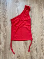 Rotes One Shoulder / Crop Top Bayern - Ebermannsdorf Vorschau