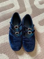 Zara Samtschuhe Schuhe Ballerina Gr 36 blau Top Zustand Leipzig - Holzhausen Vorschau