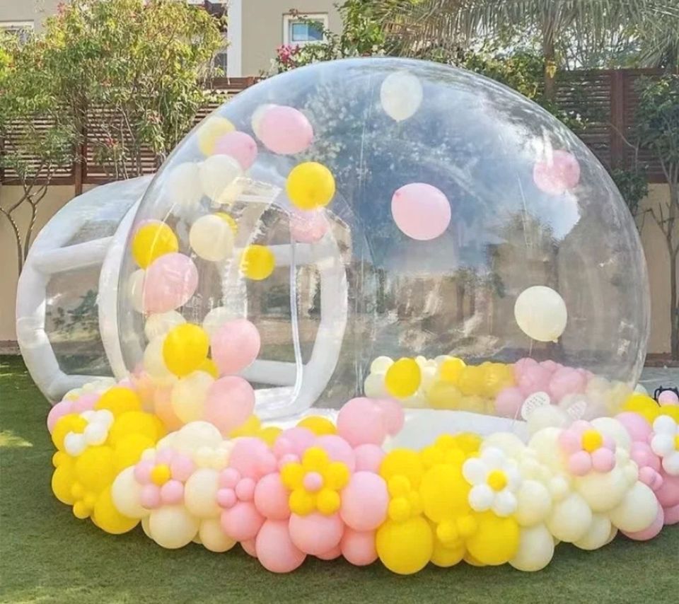 Blasenhaus mit Luftballons-Kindergeburstag-Hochzeit-Party in Ginsheim-Gustavsburg