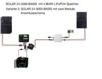 SOLAR 24-5000 BASIS mit 4,8kWh LiFePO4 Speicher mit Heizung als Nachrüstpaket für Balkonkraftwerk um tags/abends/nachts mit eingestelltem Strom zu liefern, Leistung 200-400W Nordrhein-Westfalen - Bergheim Vorschau