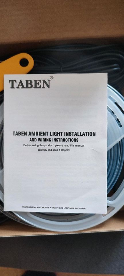 TABEN Auto Ambiente Beleuchtung Universal RGB steuerbar LED in Hainburg