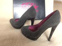 Buffalo  Pumps Highheels  Absatz 13 cm  Gr 37 Grau Bayern - Marklkofen Vorschau