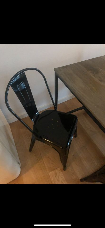 4 LIX Stühle im Set - schwarz in München