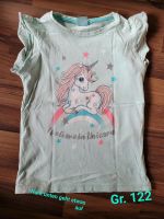 T-Shirt Gr. 122 Mädchen Einhorn Bayern - Ichenhausen Vorschau