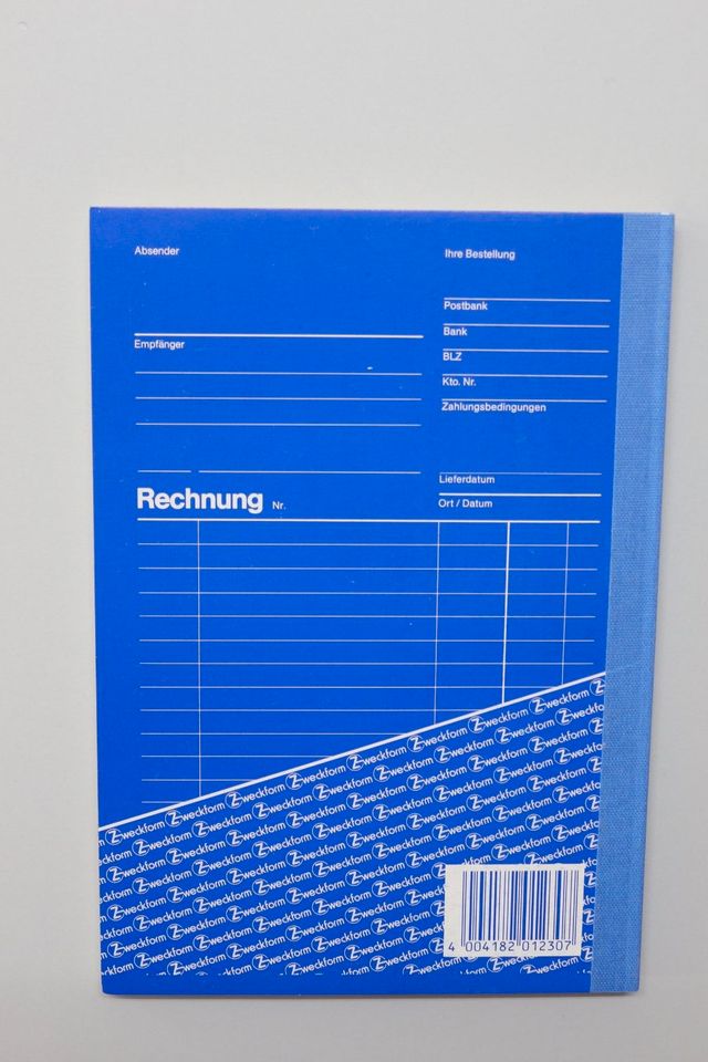 6 x Rechnungsblock Zweckform Nr. 1230  A5  1fach Recyclingpapier! in Rudolstadt