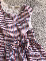 Seersucker Sommerkleid Kleid h&m 86 rot weiß blau gestreift Bayern - Gilching Vorschau