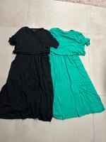 C&A Mama M 2 Kleider Jersey schwarz grün Nordrhein-Westfalen - Niederzier Vorschau
