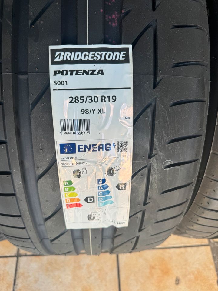 285/30/19 98Y & 255/35/19 96Y Bridgestone Potenza S001 MO inkl.M in Aschaffenburg