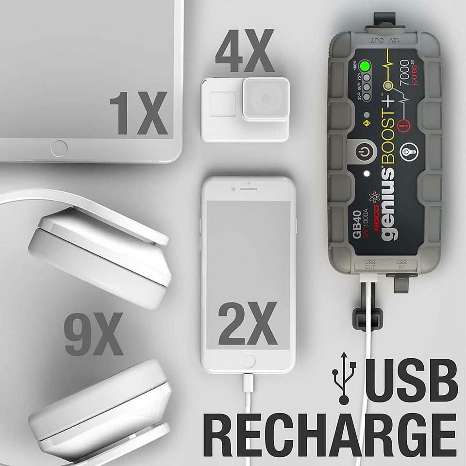 NOCO Genius Boost GB40 1000A 12V Lithium Starthilfe Power Pack !! in  Nordrhein-Westfalen - Herten, Werkzeug Anzeigen