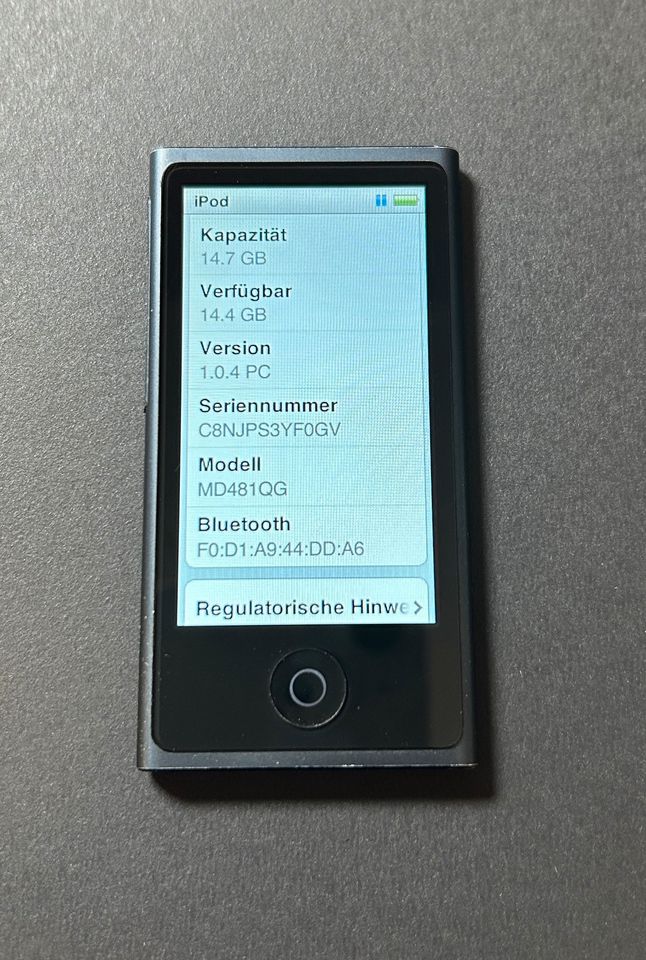 iPod Nano 7G Space Grey in Berlin