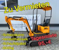 Vermietung Verleih Miete Minibagger BK800 + Schaufelpaket Bayern - Neu Ulm Vorschau